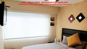 LIMA – MIRAFLORES - DEPARTAMENTO AMOBLADO POR DÍAS, SEMANAS